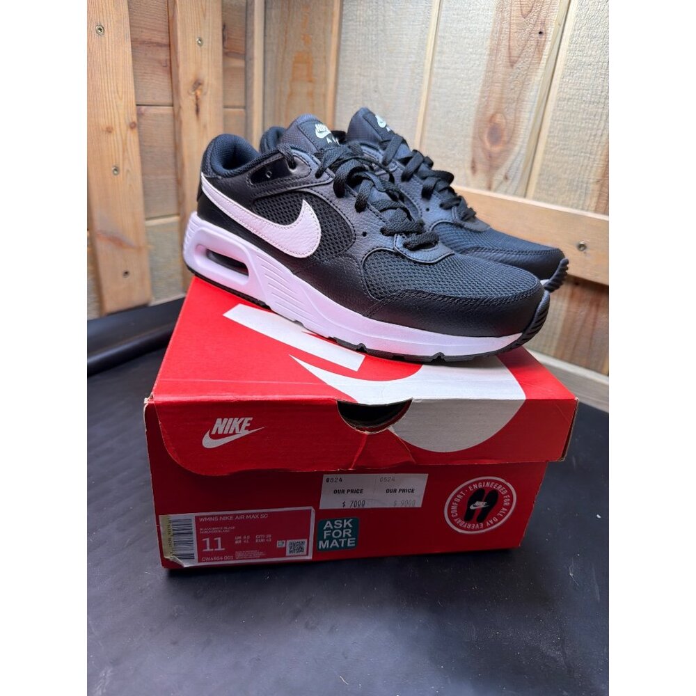 WMNS Nike Air Max SC Black/White-Black Sneakers Size 11 New In Box